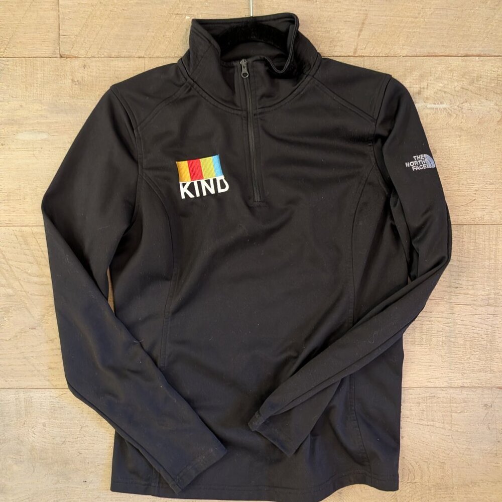 THE NORTH FACE | Black Pullover Sweatshirt | 3/4 Zip Sweater | Size Small